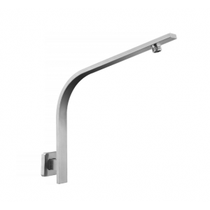 Aqua Brushed Gold Square Gooseneck Wall Shower Arm